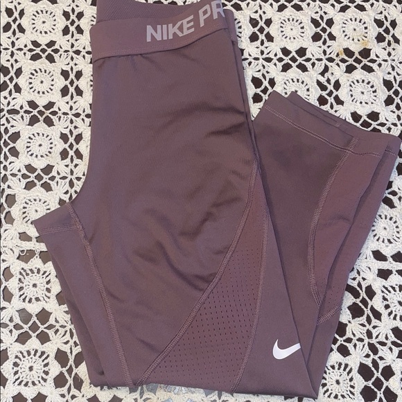 Nike Pants - Nike Pro Dark Purple Leggings
